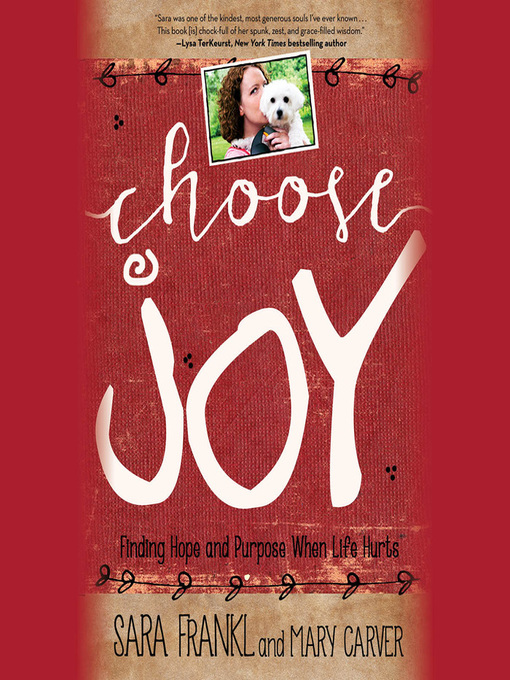 Title details for Choose Joy by Sara Frankl - Wait list